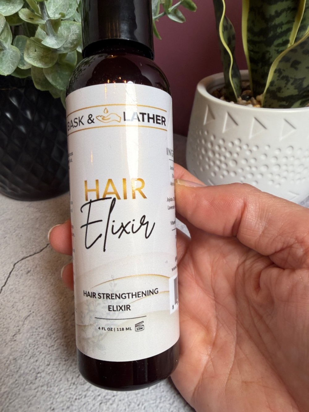 Hair Elixir - Strengthening Treatment (White/Gold)